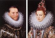 POURBUS, Frans the Younger Archdukes Albert and Isabella khnk Spain oil painting artist